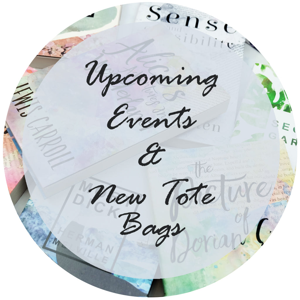 Upcoming Events & New Tote Bags