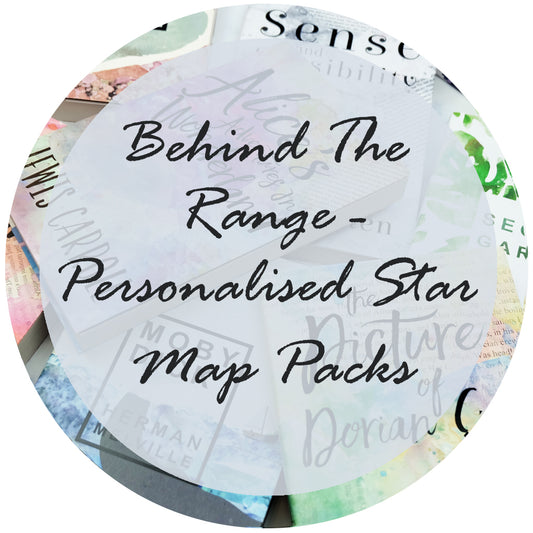 Behind The Range - Personalised Star Map Packs