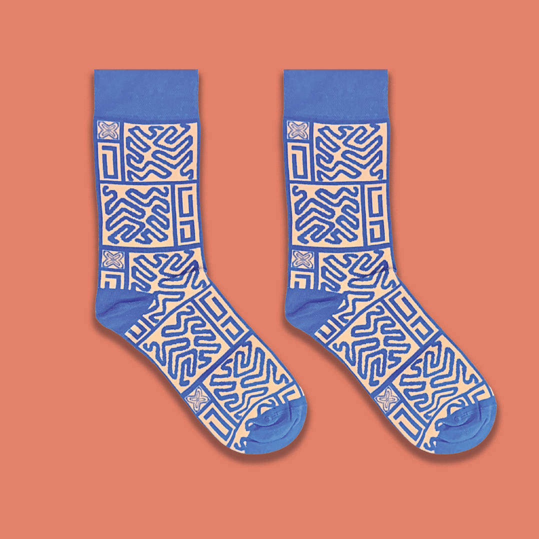 Afropop Socks | Kuba Pink - PACK OF 3