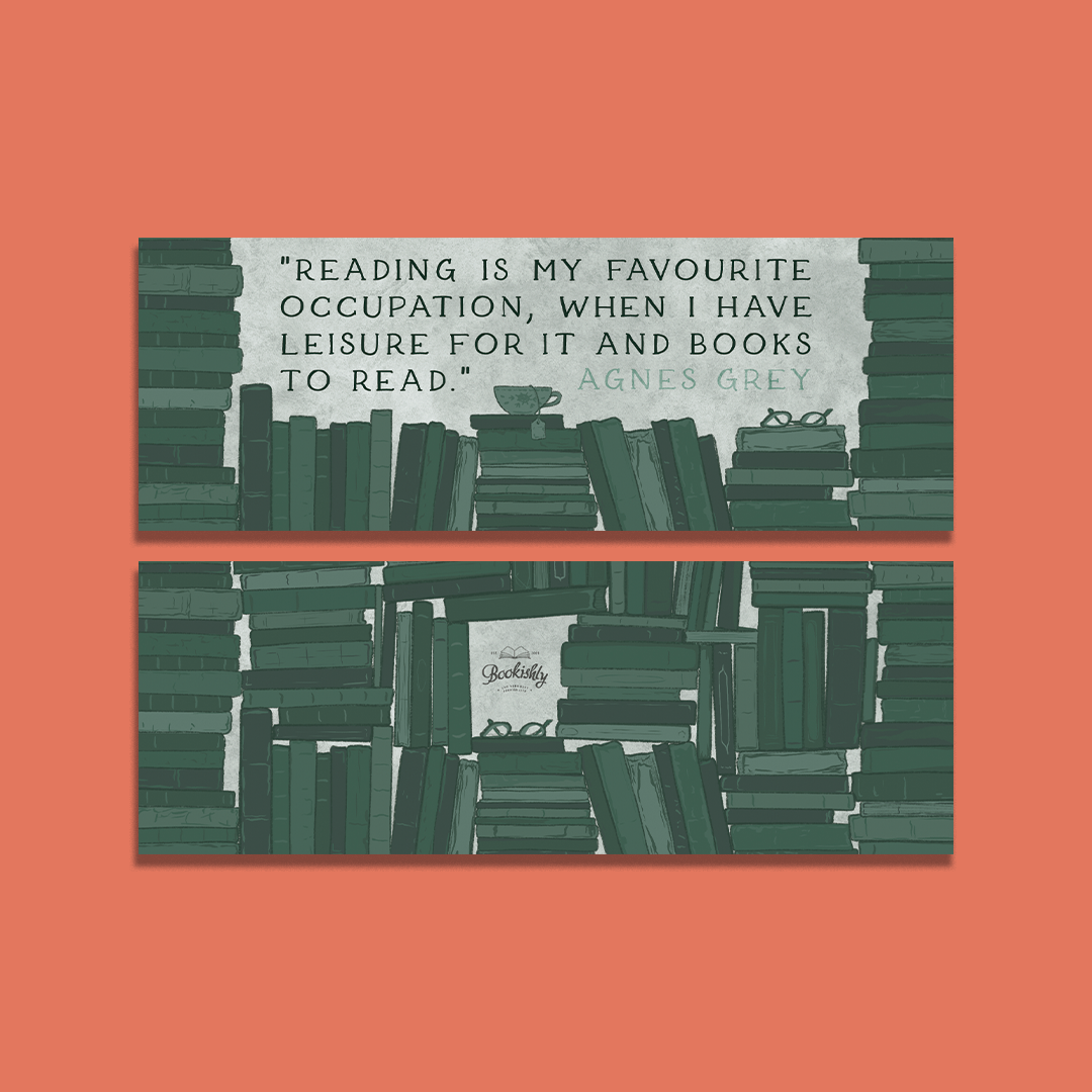 Pack of 10 Agnes Grey “Reading is my favourite“ Bookmark