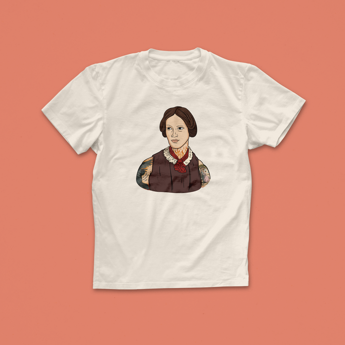 Pack of 12 - Tattooed Author - Charlotte Bronte T-shirt