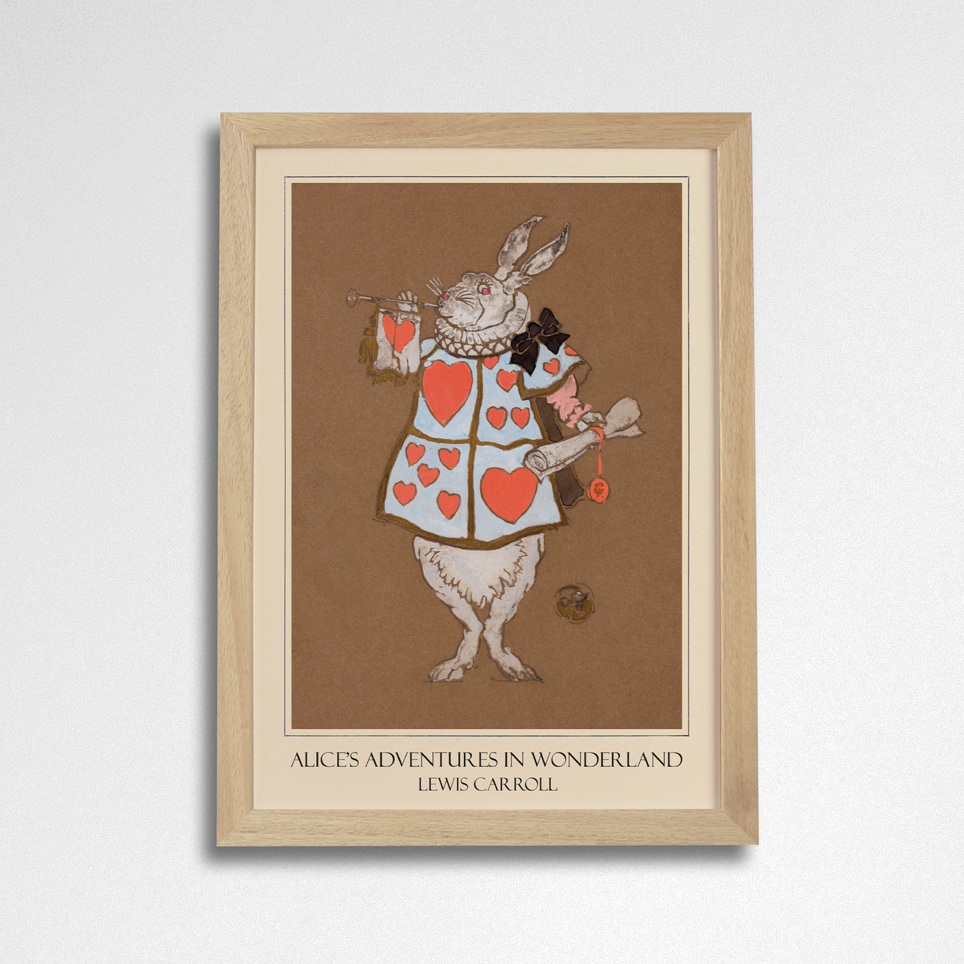 Pack of 2 - Classic Literature Art Poster Print - Alice's Adventures in Wonderland