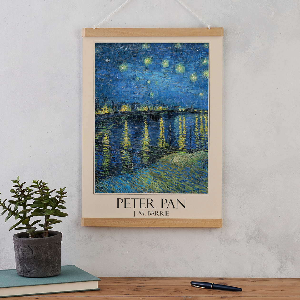 Pack of 2 - Classic Literature Art Poster Print - Peter Pan