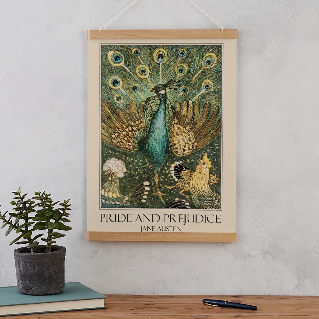 Pack of 2 - Classic Literature Art Poster Print - Pride and Prejudice
