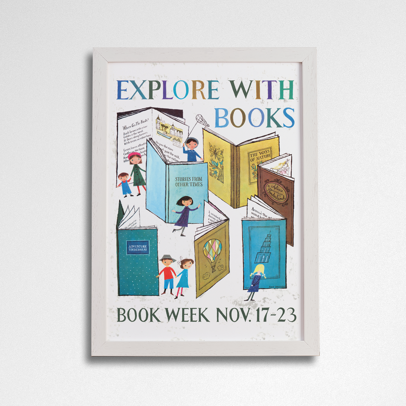 Pack of 2 - Explore with books - Book Print