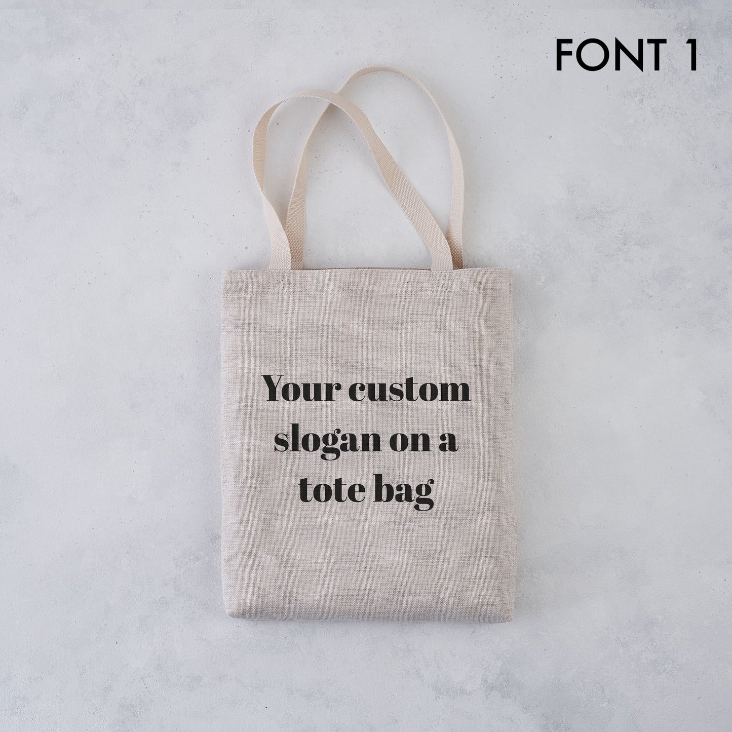 Pack of 8 - Customised Slogan Tote Bag