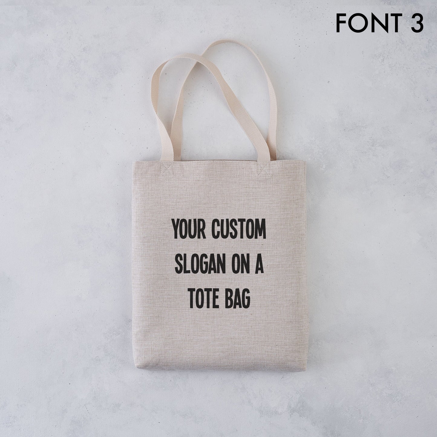 Pack of 8 - Customised Slogan Tote Bag