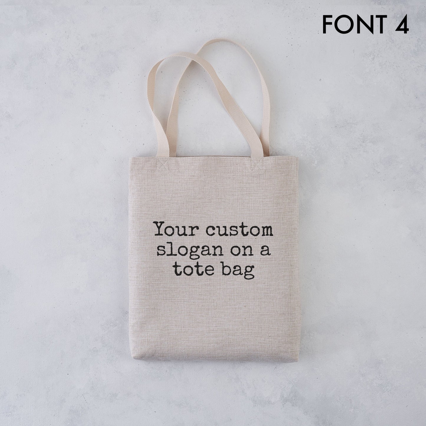 Pack of 8 - Customised Slogan Tote Bag