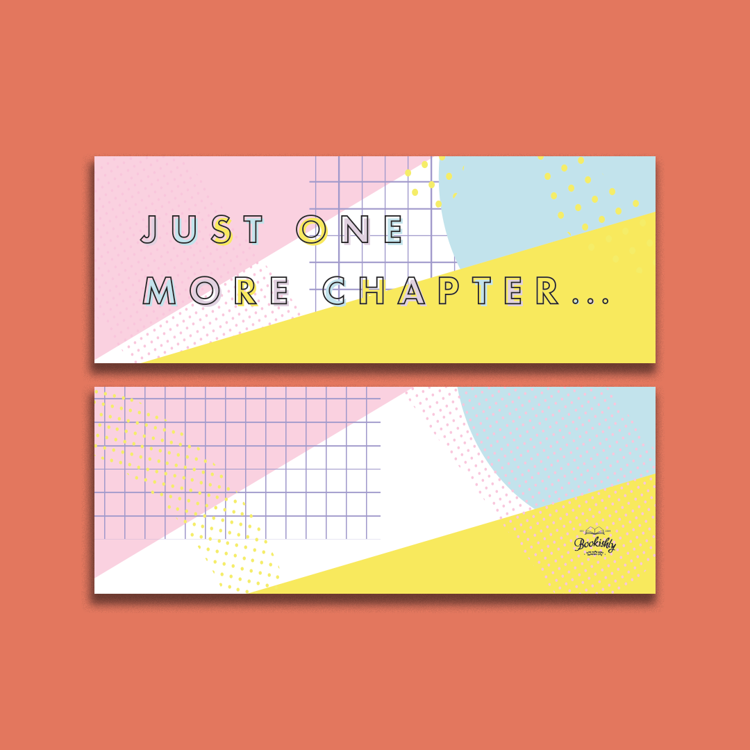 Pack of 10 “Just One More Chapter“ Bookmarks