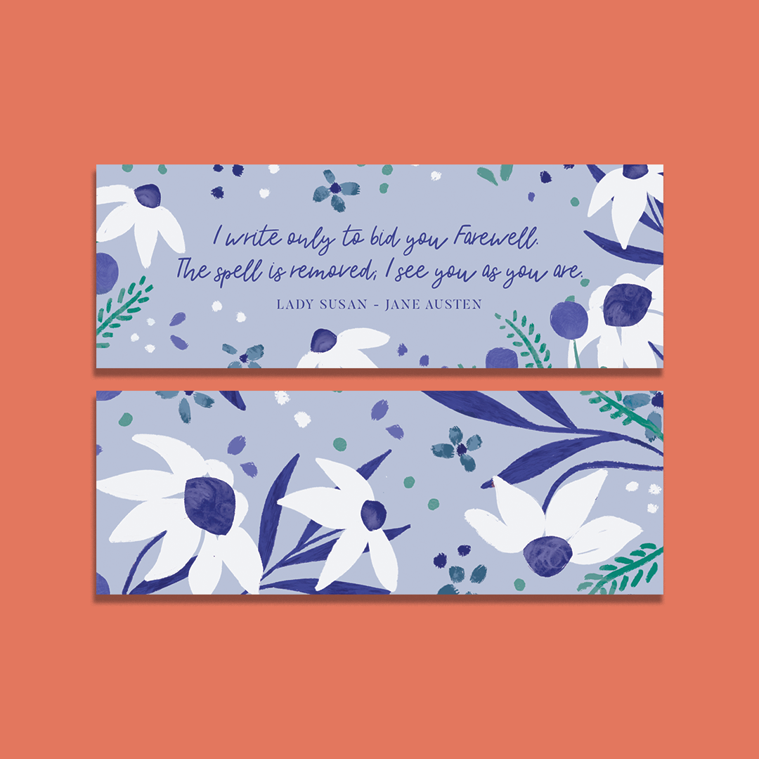 Pack of 10 Jane Austen "I See You as You Are“ Bookmark