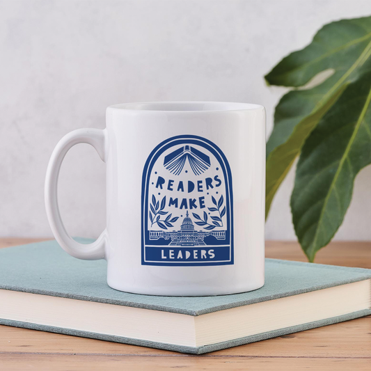 Pack of 6 - Readers make Leaders - Literary Mug
