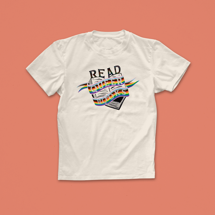 Pack of 12 - Read Queer Books T-shirt
