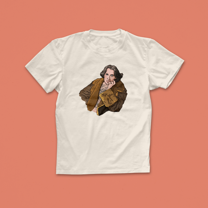Pack of 12 - Tattooed Author - Oscar Wilde T-shirt