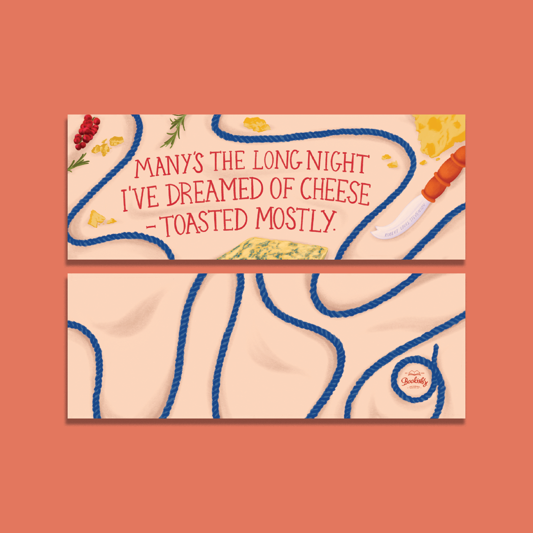 Pack of 10 Treasure Island "I Dreamed of Cheese“ Bookmark