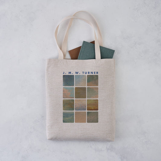 Pack of 4 - Turner Tote Bag – Abstract Landscape Tile Design