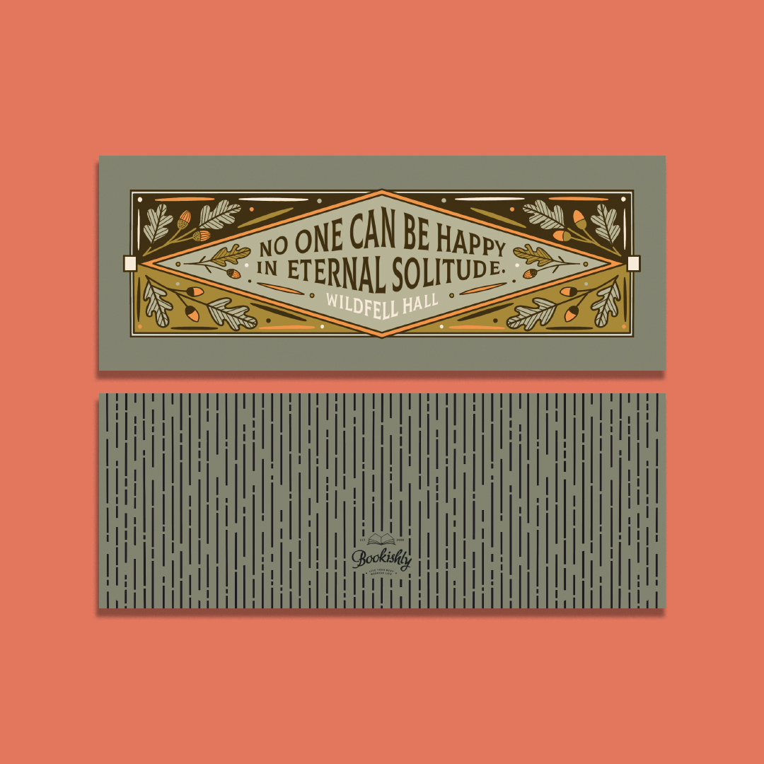 Pack of 10 Wildfell Hall "Eternal Solitude“ Bookmark