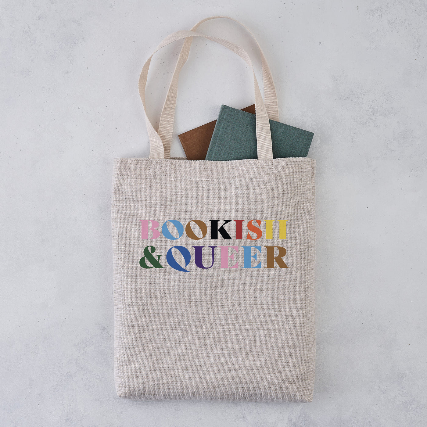 Pack of 4 - Bookish and Queer Tote – Pride Tote for Booklovers