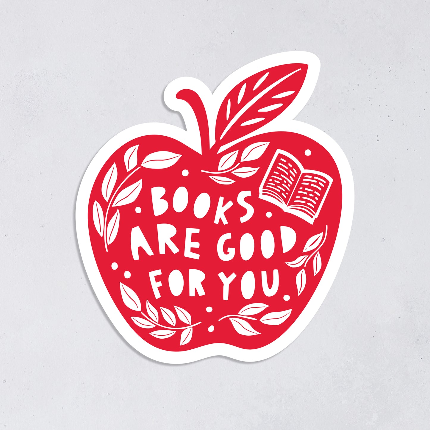 Pack of 10 - Activist Sticker - Book are Good For You
