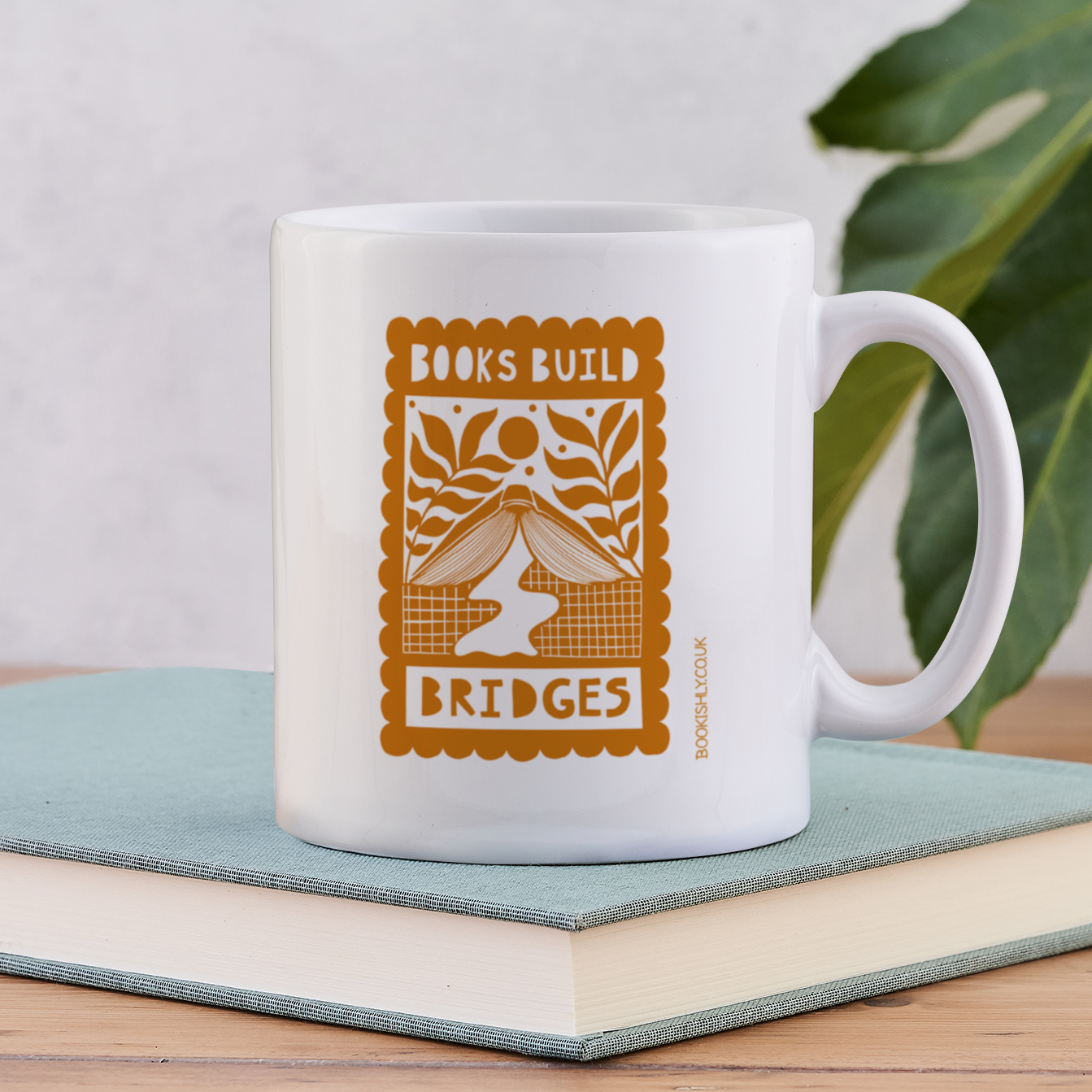 Pack of 6 - Books Build Bridges - Literary Mug