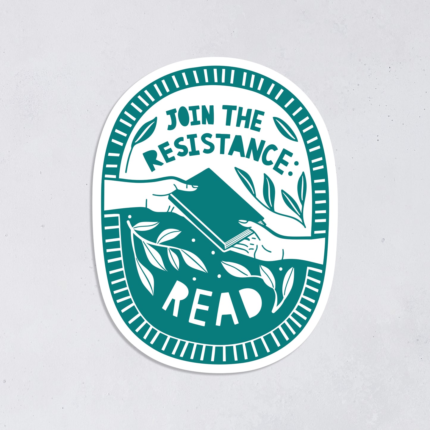 Pack of 10 - Activist Sticker - Join the Resistance. Read.