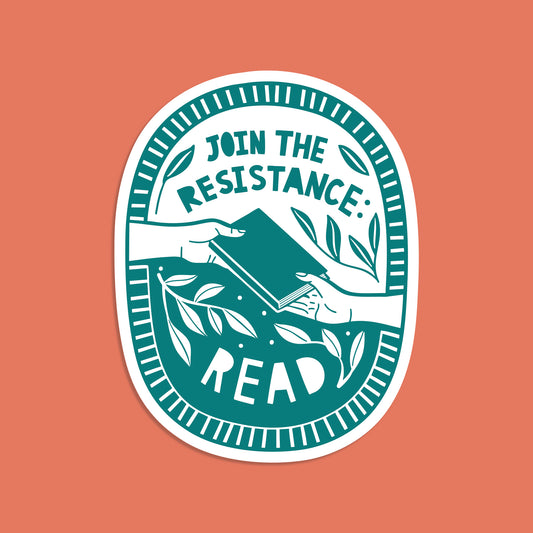 Pack of 10 - Activist Sticker - Join the Resistance. Read.