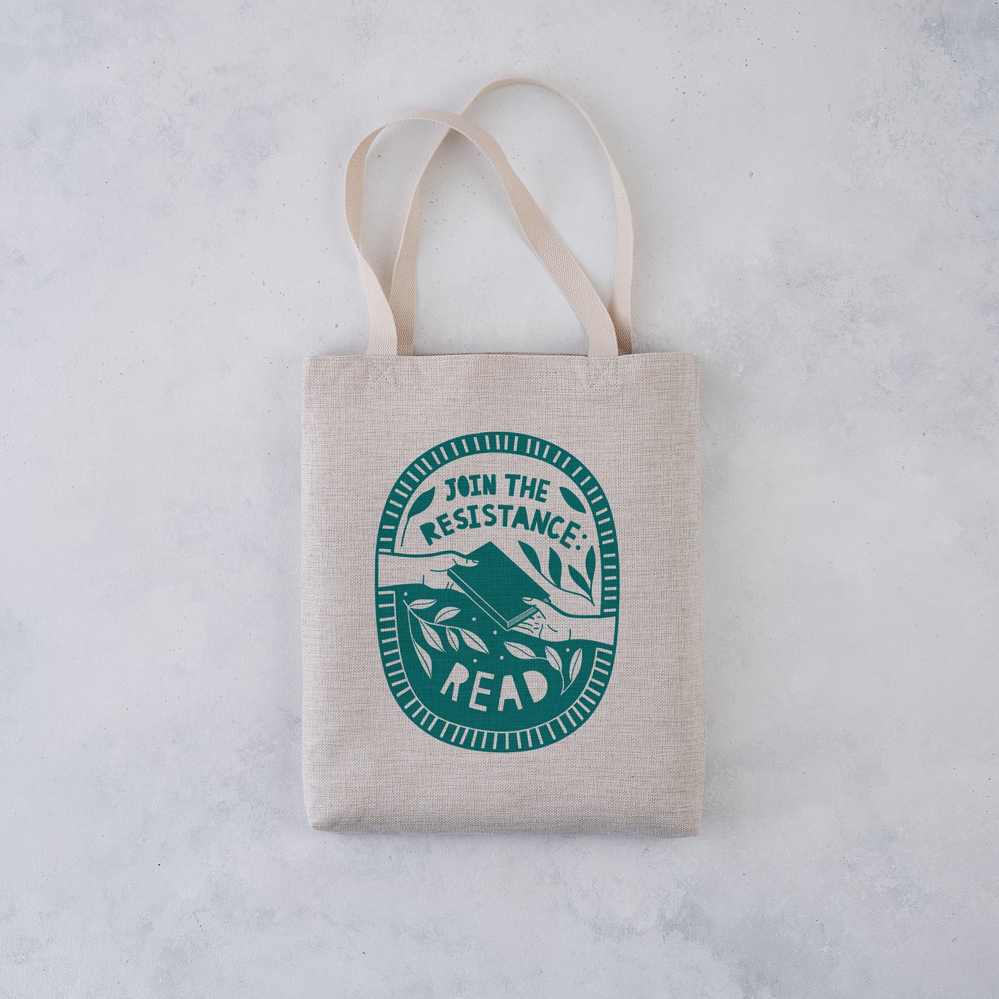 Pack of 4 - 'Join the Resistance. Read.' - Literary Activist Tote Bag