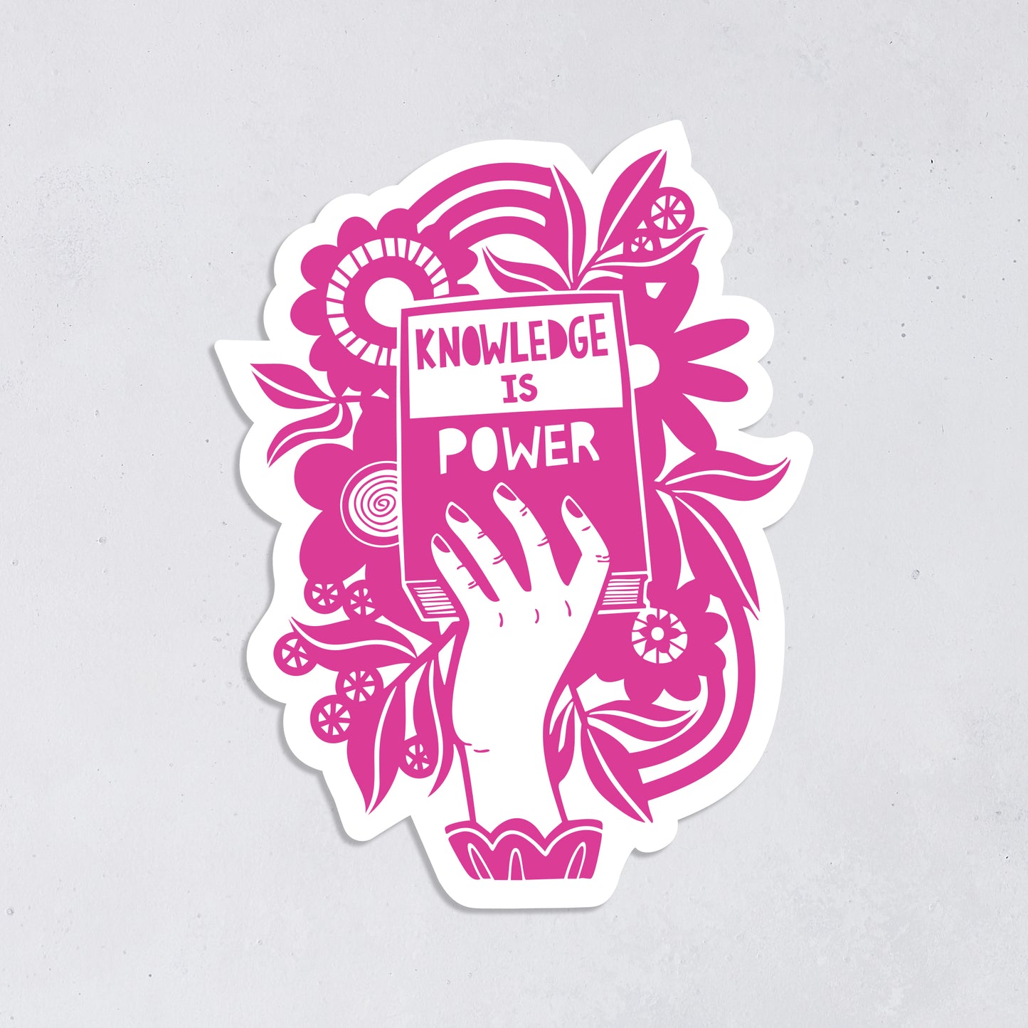 Pack of 10 - Activist Sticker - Knowledge is Power