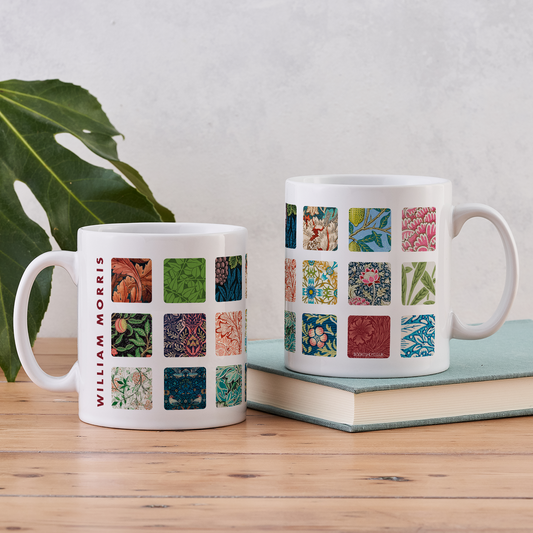 Pack of 6 - William Morris Design - Artist Mug