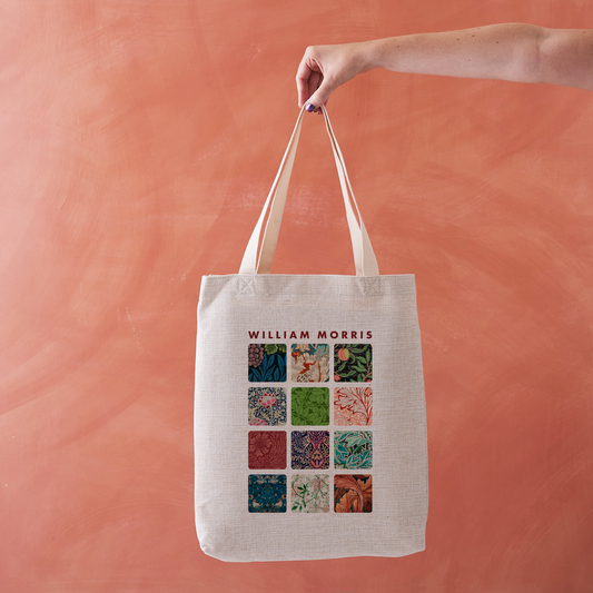 Pack of 4 - William Morris Designs Tote Bag