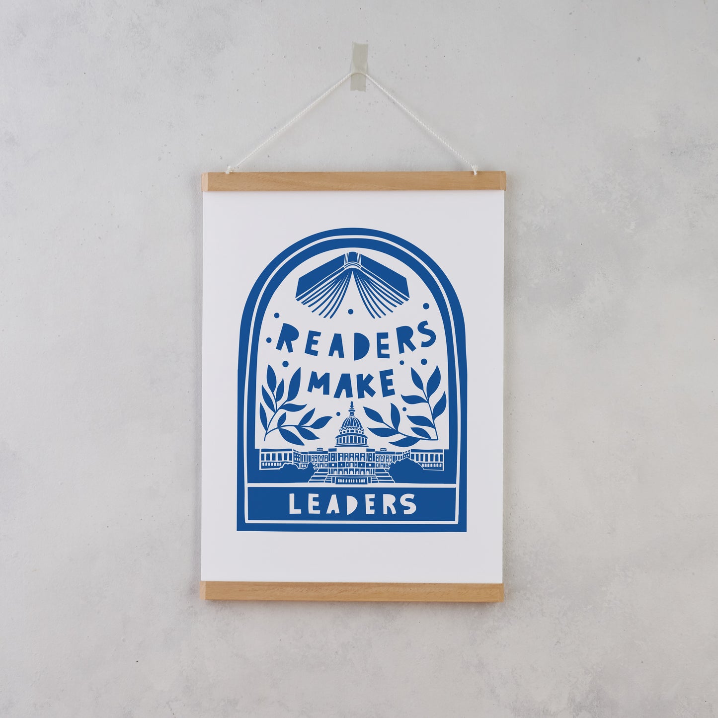 Pack of 2 - Readers Make Leaders - Literary Activist A4 Print