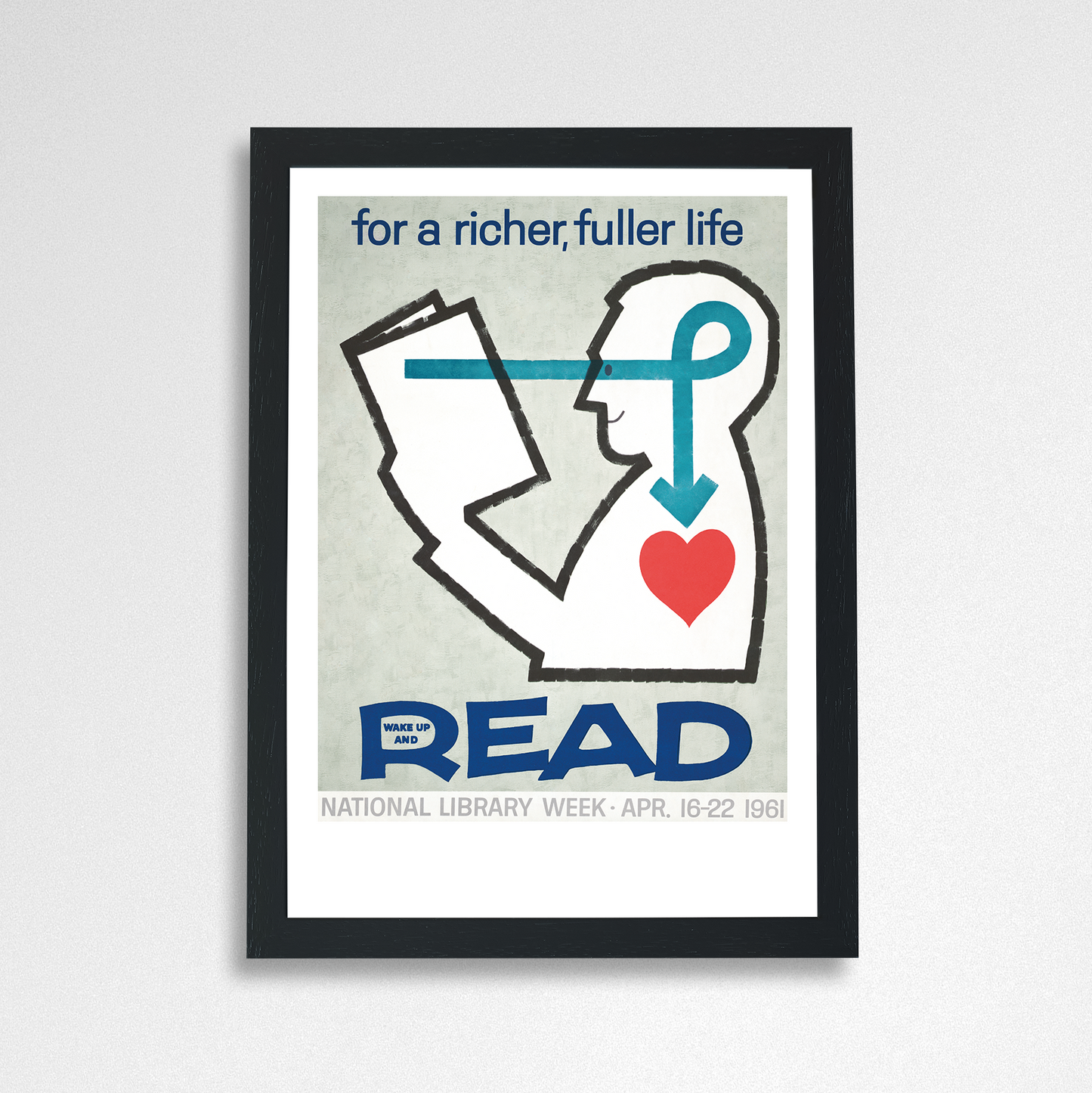Pack of 2 - Retro Library Week - A4 Art Print