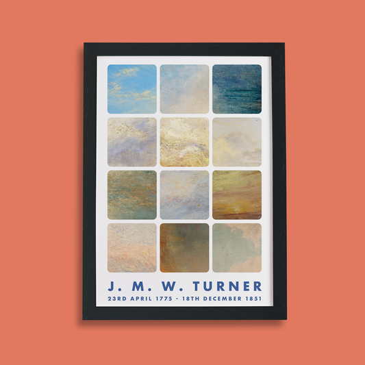 Pack of 2 - Turner Art Print – Abstract Tiles from Romantic Landscapes