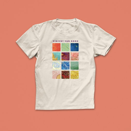 Pack of 12 - Van Gogh Design T-shirt