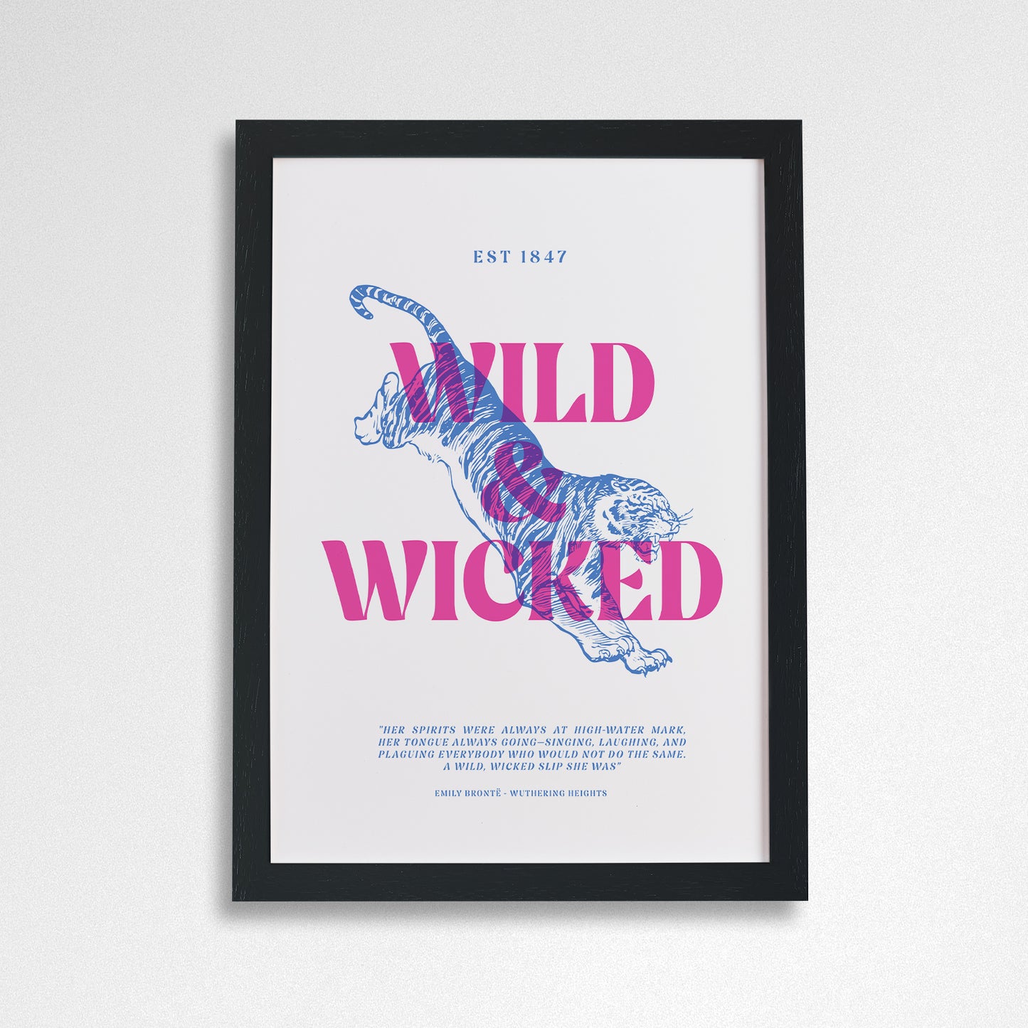 Pack of 2 - Wild and Wicked - A4 Art Print