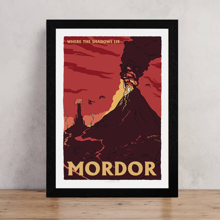 Fictional Travel Posters - Variety Pack of 12