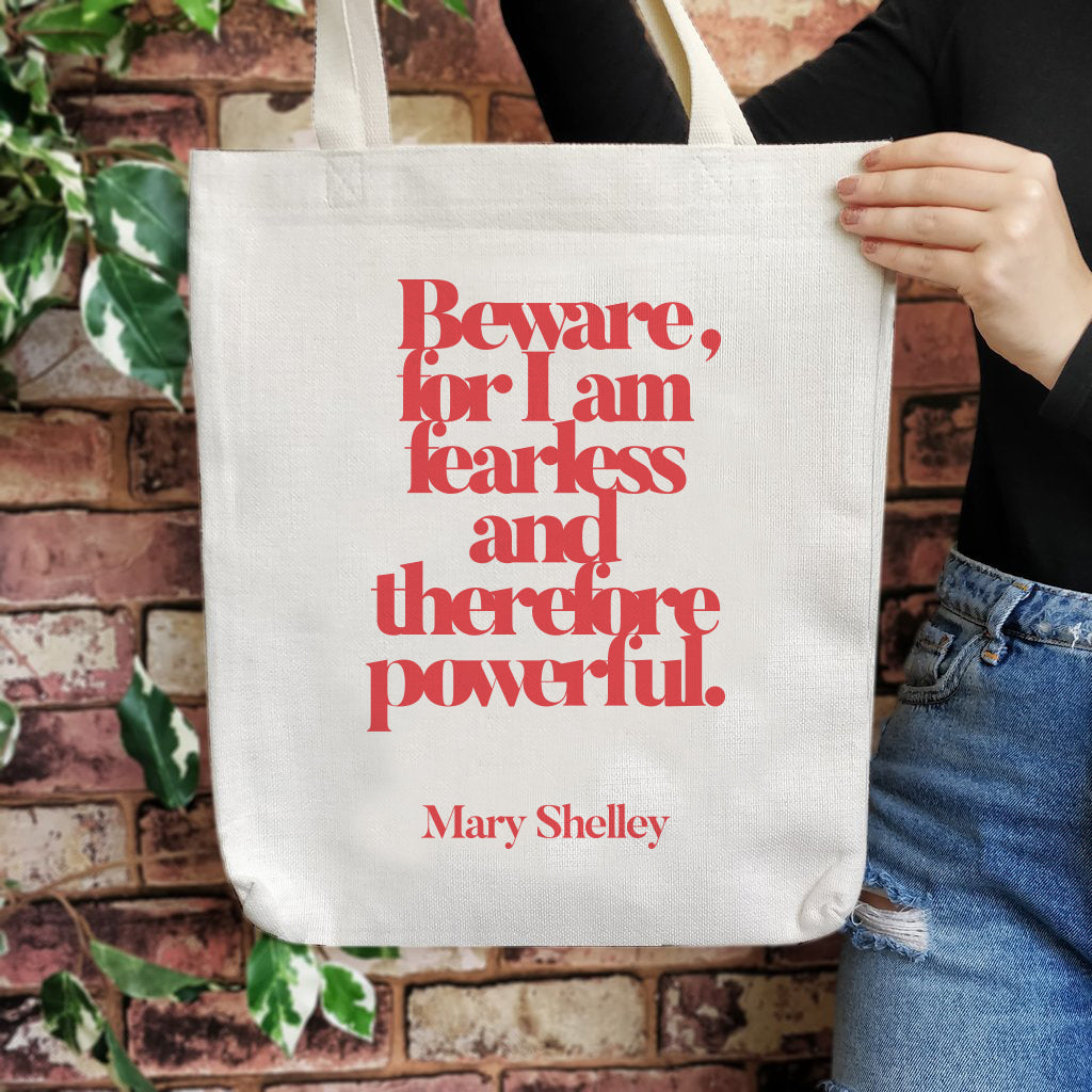 Pack of 4 - Tote Bag - Beware For I Am Fearless