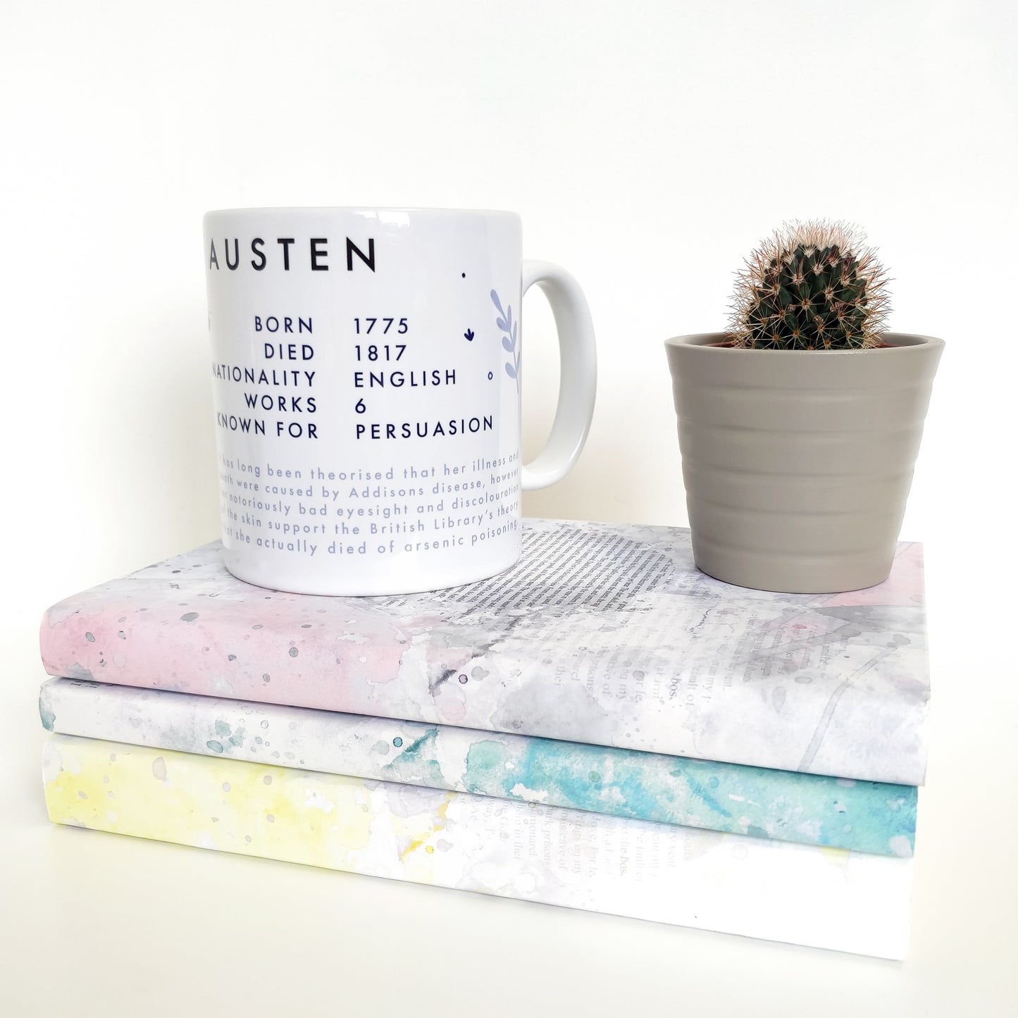 Pack of 6 - Author Mug - Jane Austen