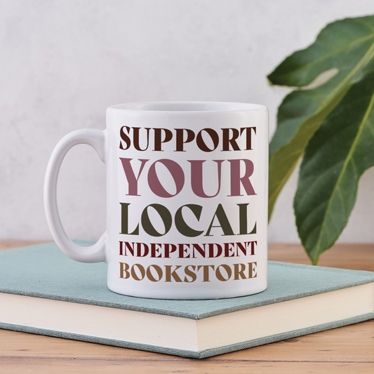 Pack of 6 - Support Your Independent Bookstore Mug