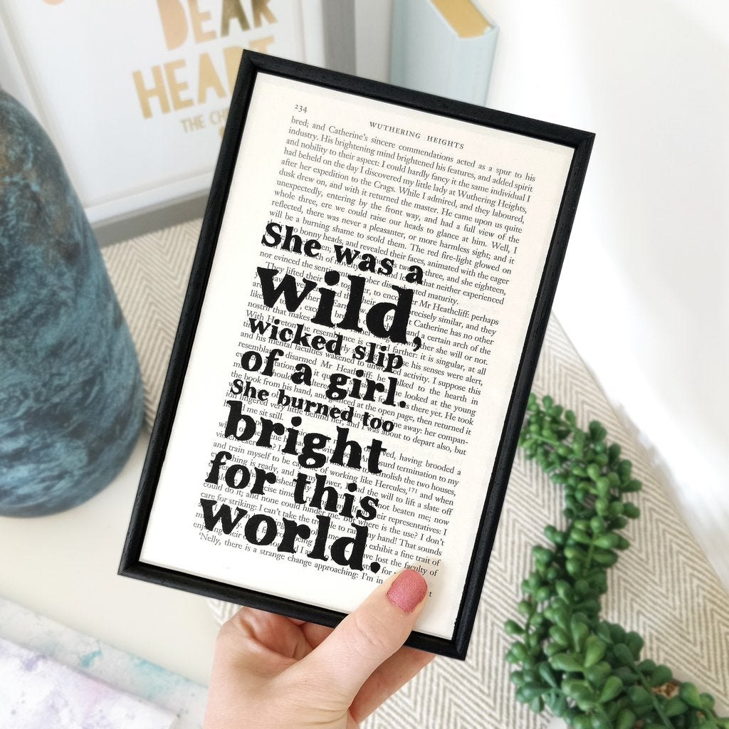 Wuthering Heights - She Burned Too Bright - Book Page