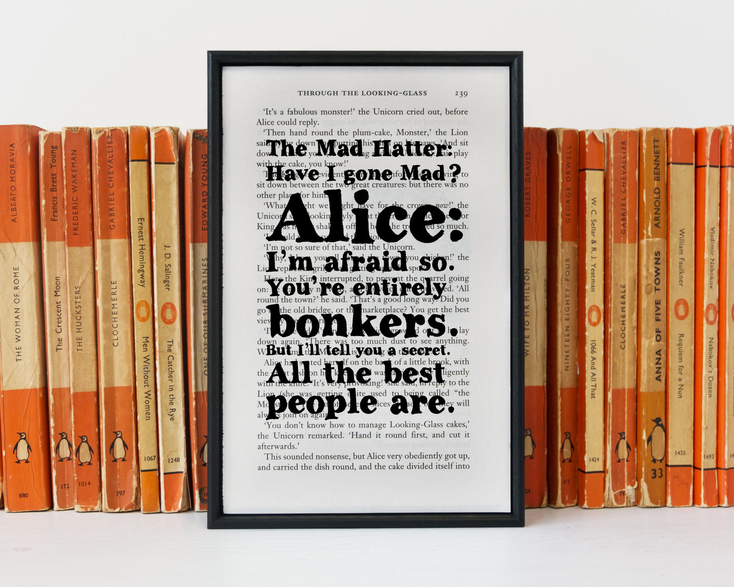 Alice in Wonderland - Have I Gone Mad? - Bonkers - Book Page - BOOK 42