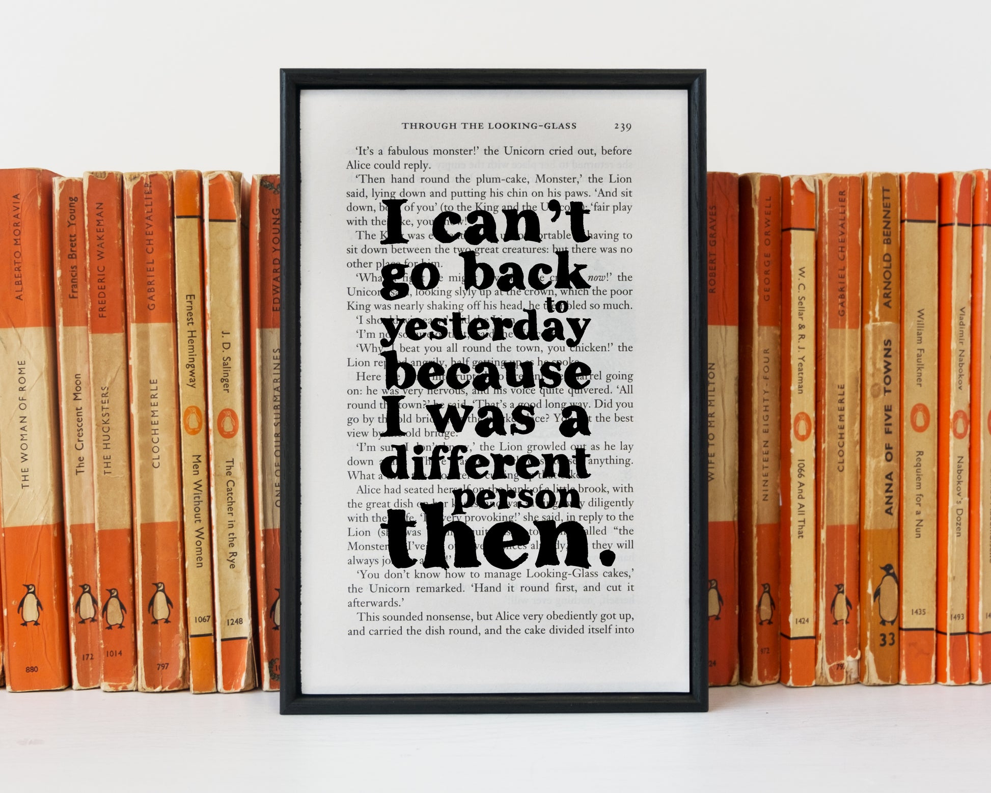Alice in Wonderland - I Can't Go Back To Yesterday - Book Page - BOOK 86