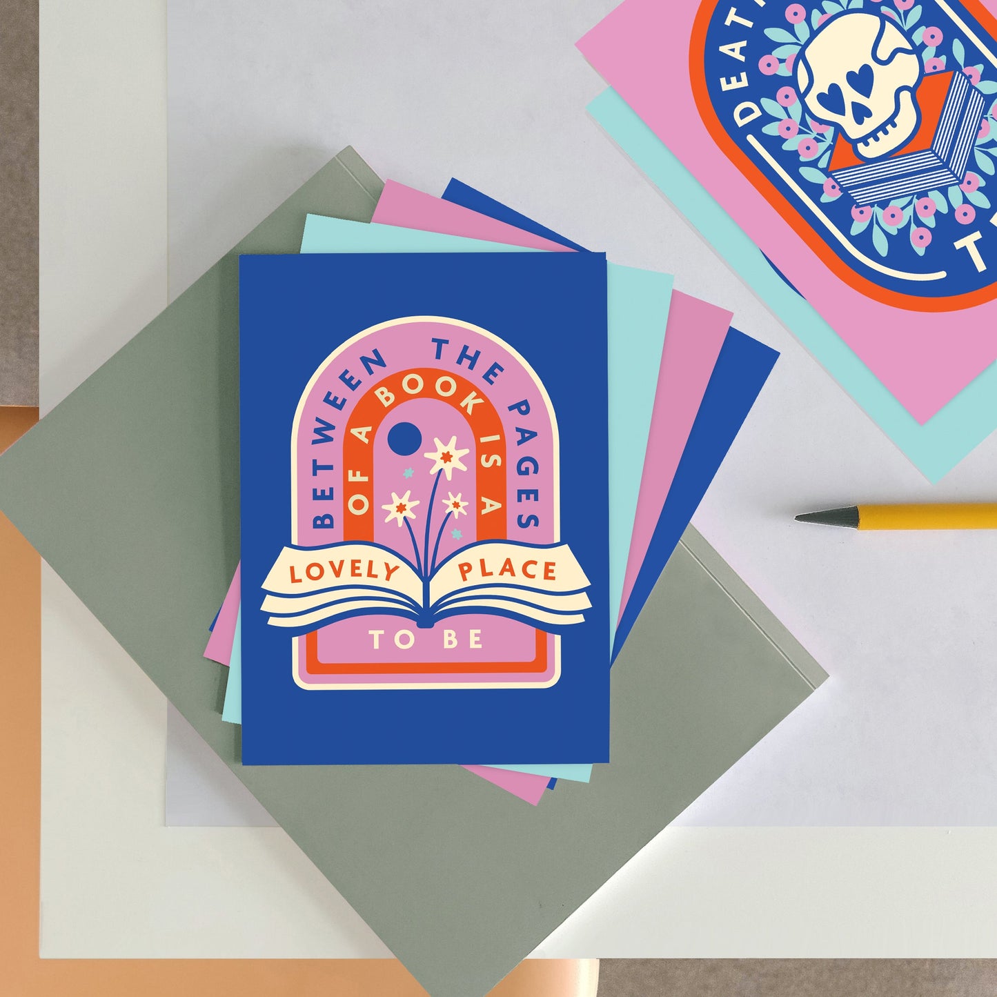The Bookish era postcard set. Inspired by booktok and bookstagram. Perfect for book lovers, bookworms, readers and bibliophiles.Booktok. Bookstagram. Writing a postcard. Snail Mail. Pen pal. Writing to a friend. Postcard set. Bookishly. Book lover quotes.