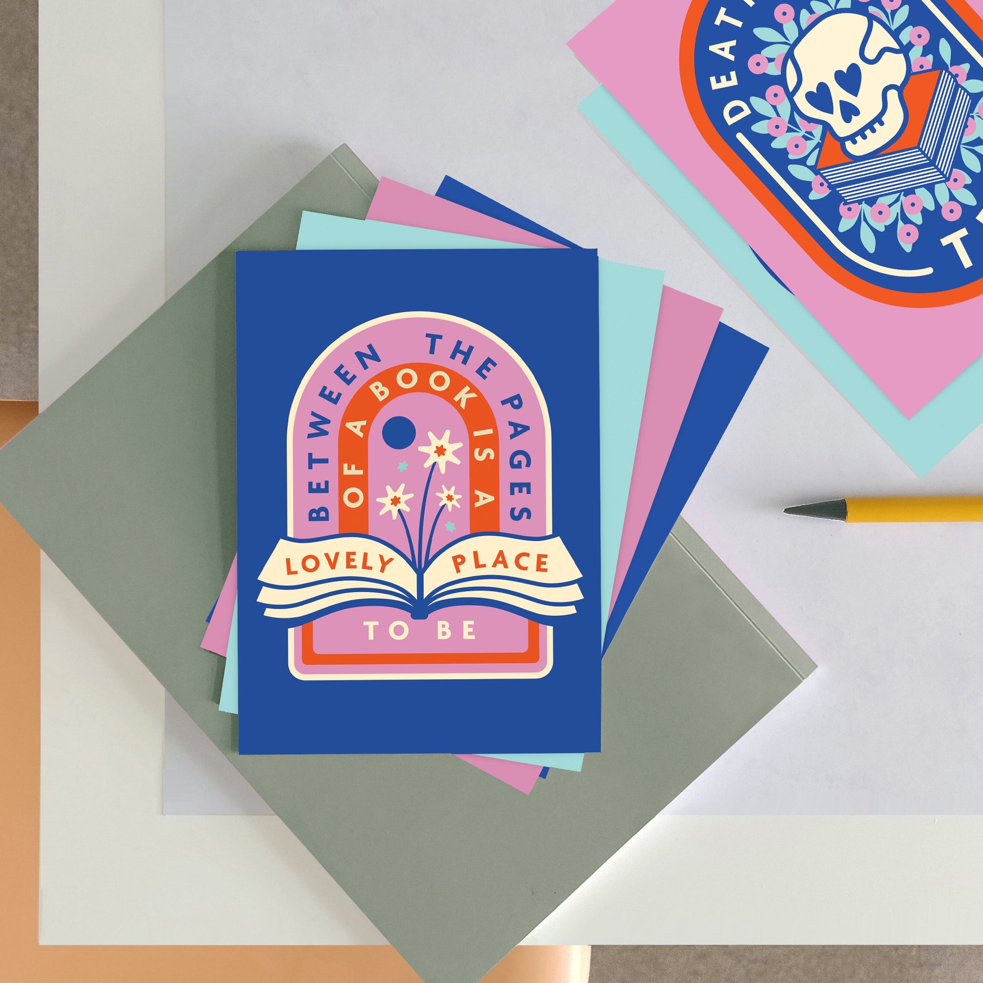 The Bookish era postcard set. Inspired by booktok and bookstagram. Perfect for book lovers, bookworms, readers and bibliophiles.Booktok. Bookstagram. Writing a postcard. Snail Mail. Pen pal. Writing to a friend. Postcard set. Bookishly. Book lover quotes.