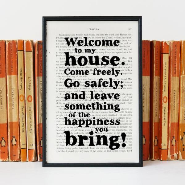 Dracula - Welcome To My House - Book Page - BOOK56