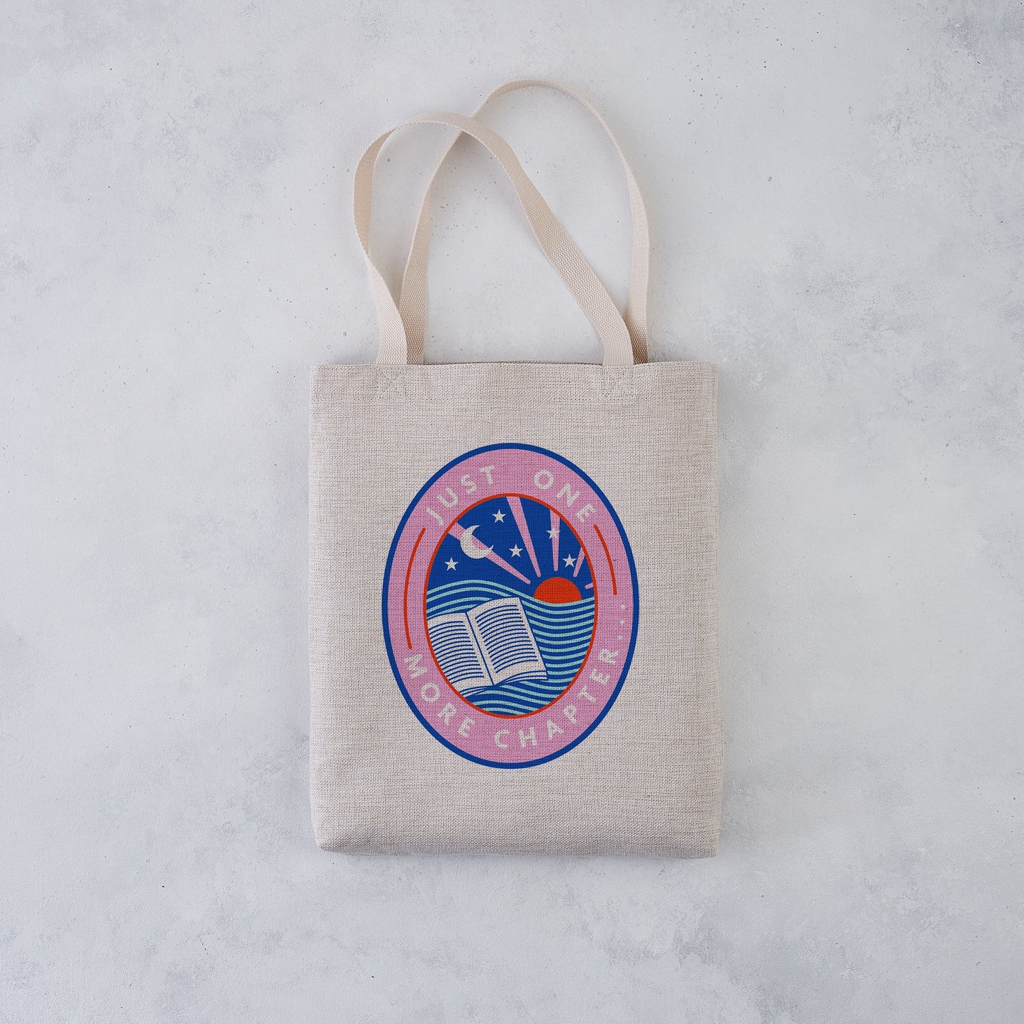 Just one more chapter. Bookishly tote bag. Inspired by Booktok and Bookstagram. The bookish era edit. Perfect for book lovers, bookworms, readers and bibliophiles.
