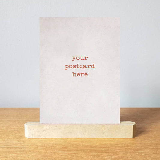 Pack of 12 Magnetic Wooden Postcard Stands