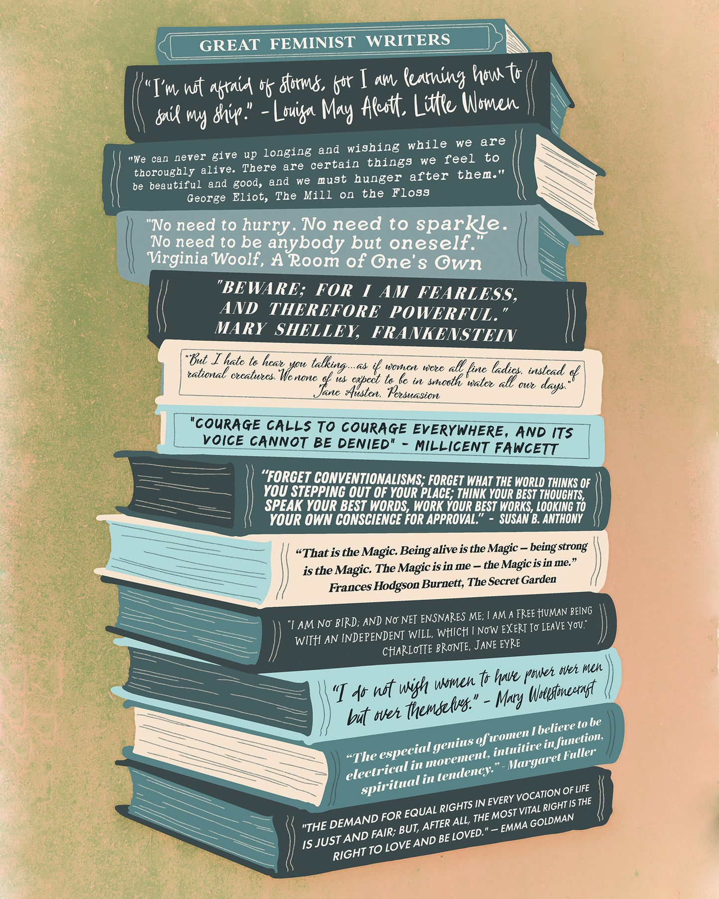 Feminist Quotes Poster