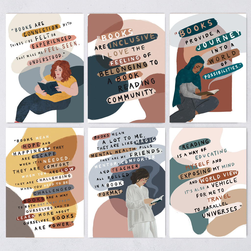 What Reading Means - 12 Postcard Set