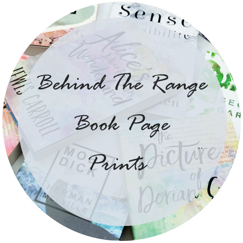Behind The Range - Book Page Prints