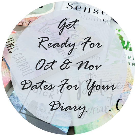 Important Dates For Your Diary Over The Next Two Months!